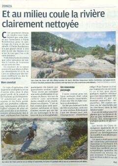 Article Corse-Matin du Dimanche 29/09/2019
